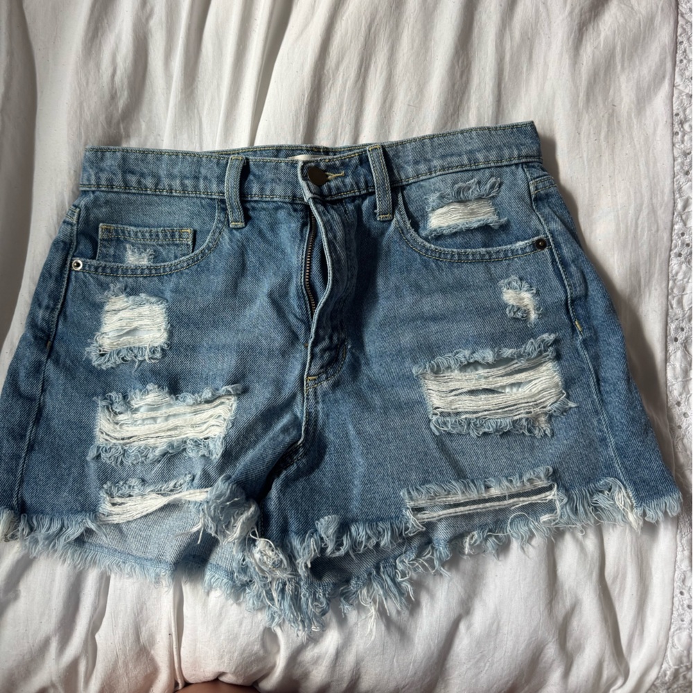 Altar’d State Distressed Denim Women Shorts